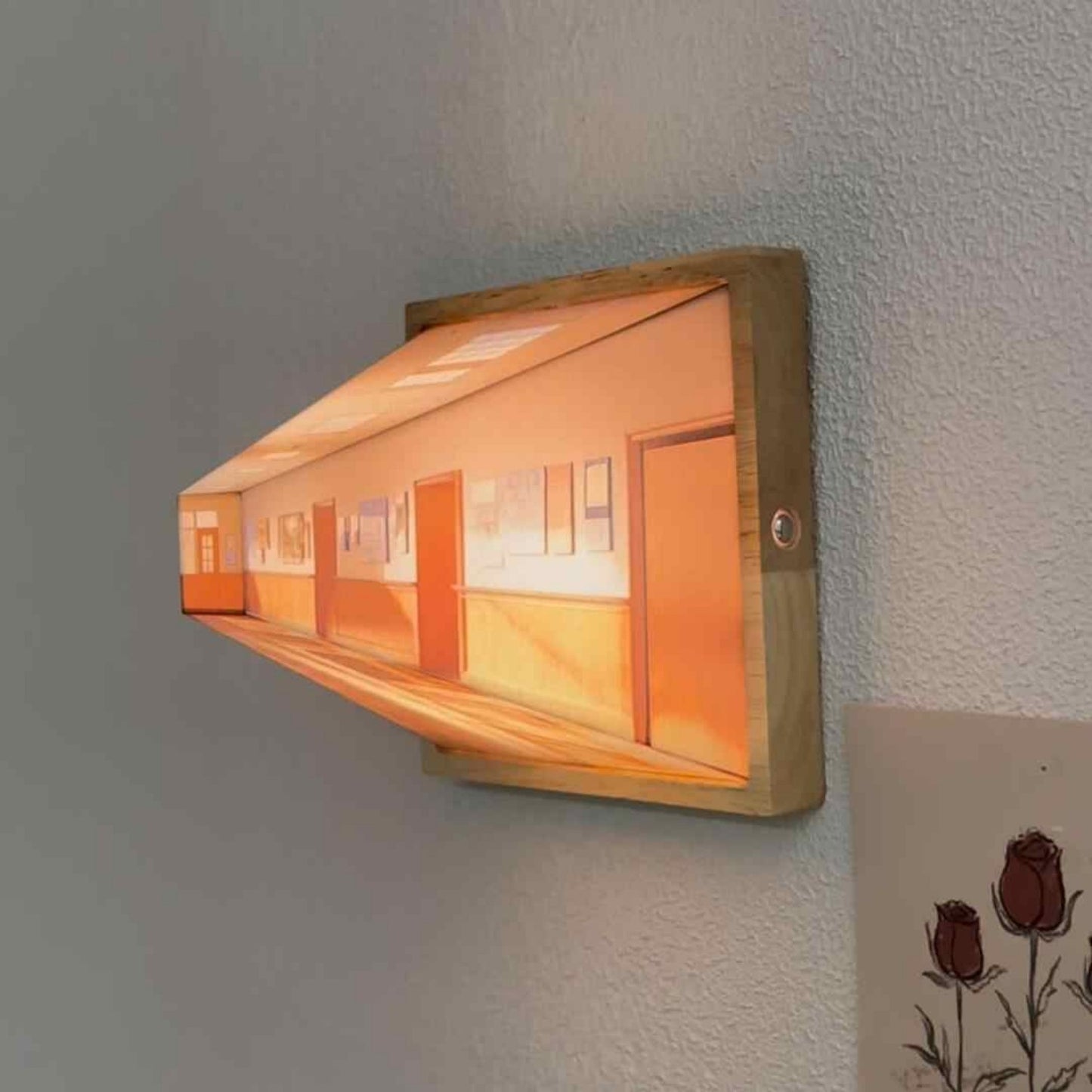 3D Illusion Night Light Gallery Bedside Picture Style Night Light Home Decor dealsniper-net