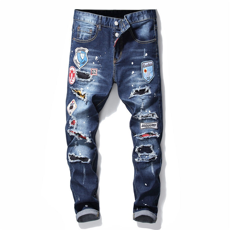 men jeans famous D2 Men slim jeans pants mens denim