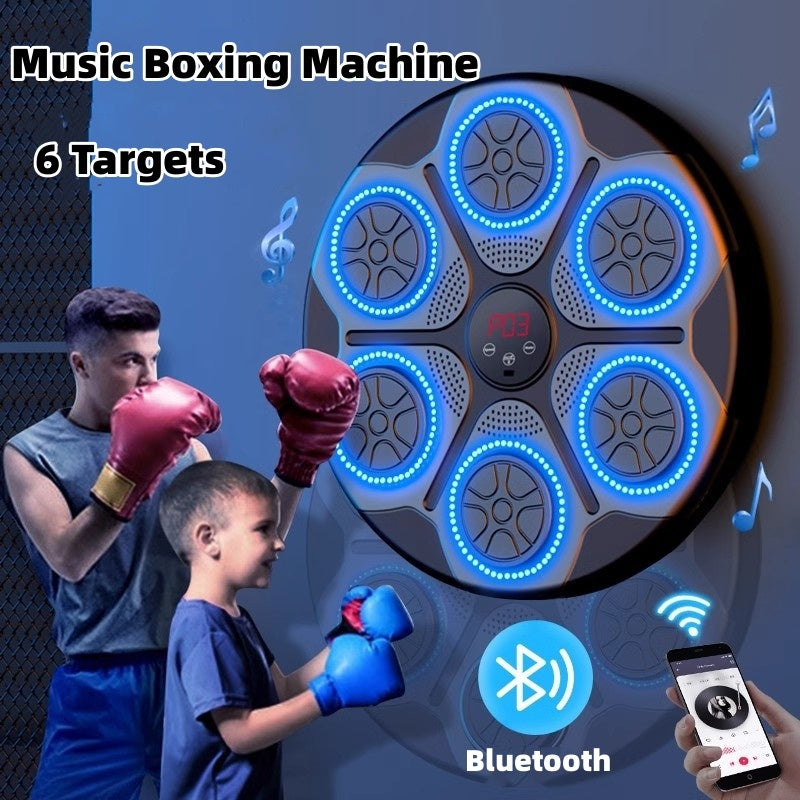 Music Boxing Machine Household With RGB Light Bluetooth Sports dealsniper-net