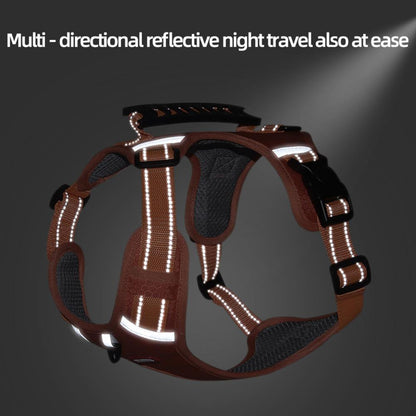 Nylon Dog Harness No Pull Breathable Reflective Pet Harness Pets Gym From House