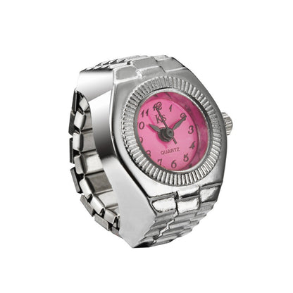 Simple All-Match Ring Watch Alloy Creative Watch Jewelry DealSniper.net Rose