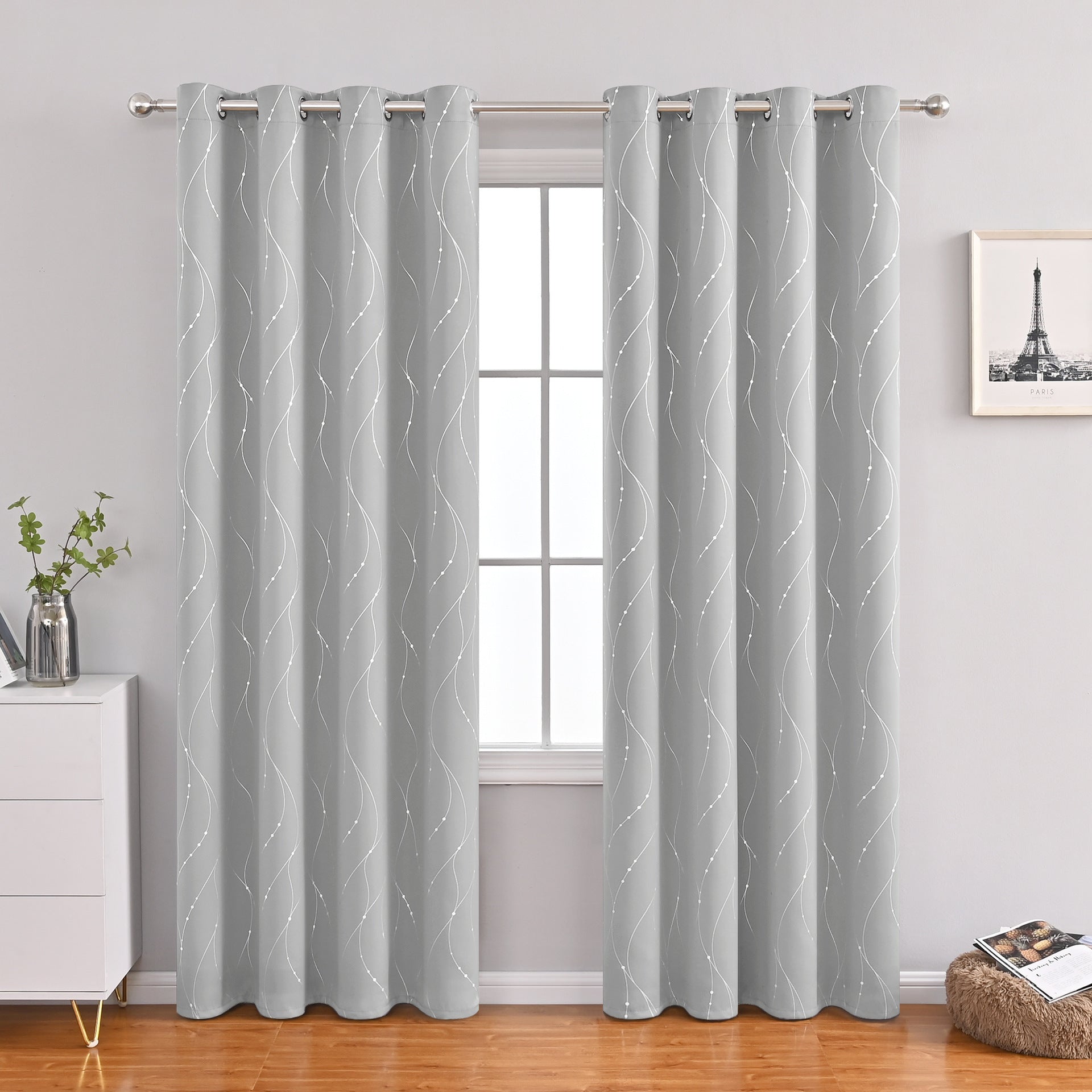 Modern Minimalist Furnishings Decorative Blackout Curtains Home Decor DealSniper.net