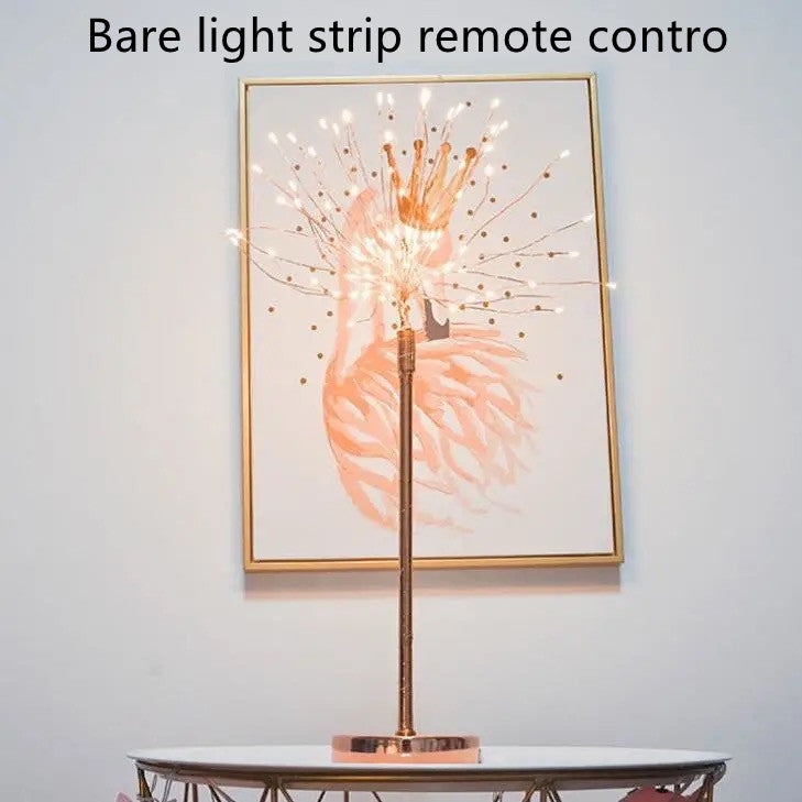 Feather Lamp Nordic Desk Lamp European-Style Night Light Home Decor DealSniper.net Bare light strip remote contro