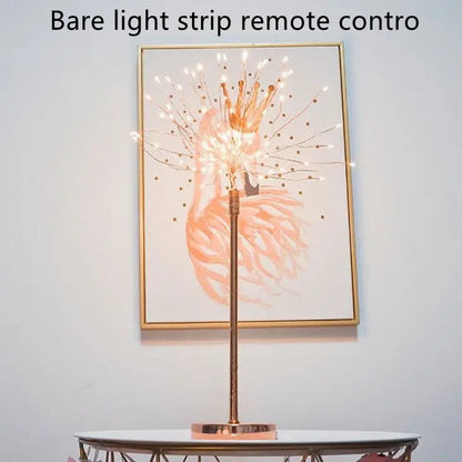 Feather Lamp Nordic Desk Lamp European-Style Night Light Home Decor DealSniper.net Bare light strip remote contro