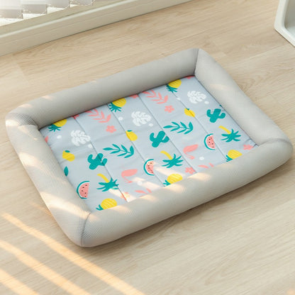 Pet Dog Cooler Sandwich Enclosure Mat Pets Gym From House Grey Pineapple L