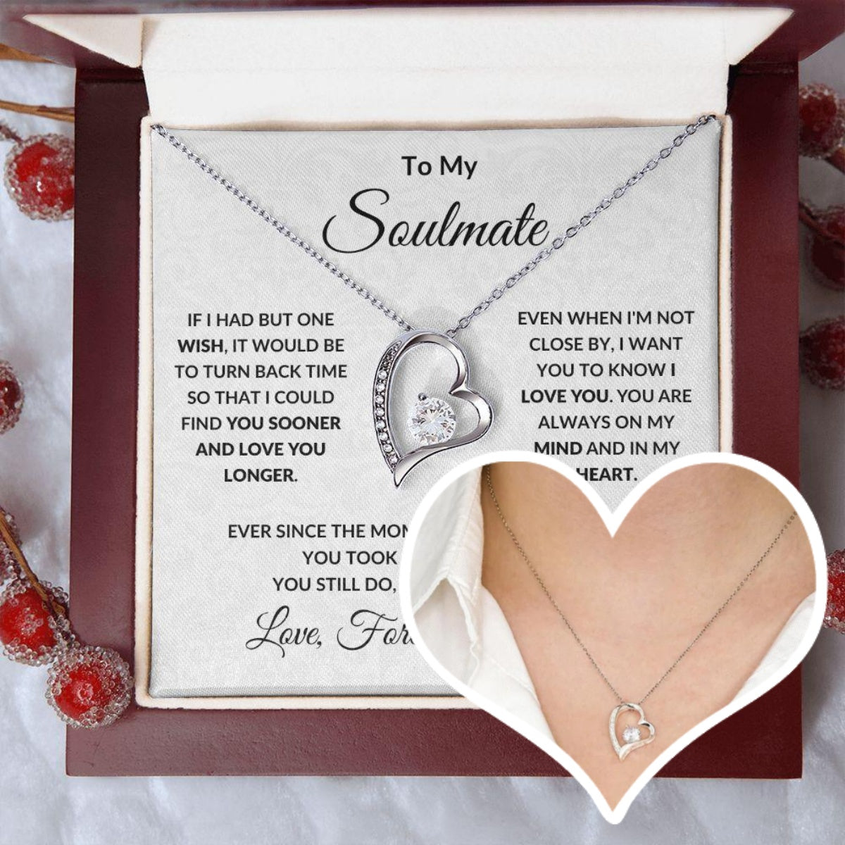 Gift For Women Wife Her Girlfriend Necklace Stainless Steel Jewelry dealsniper-net