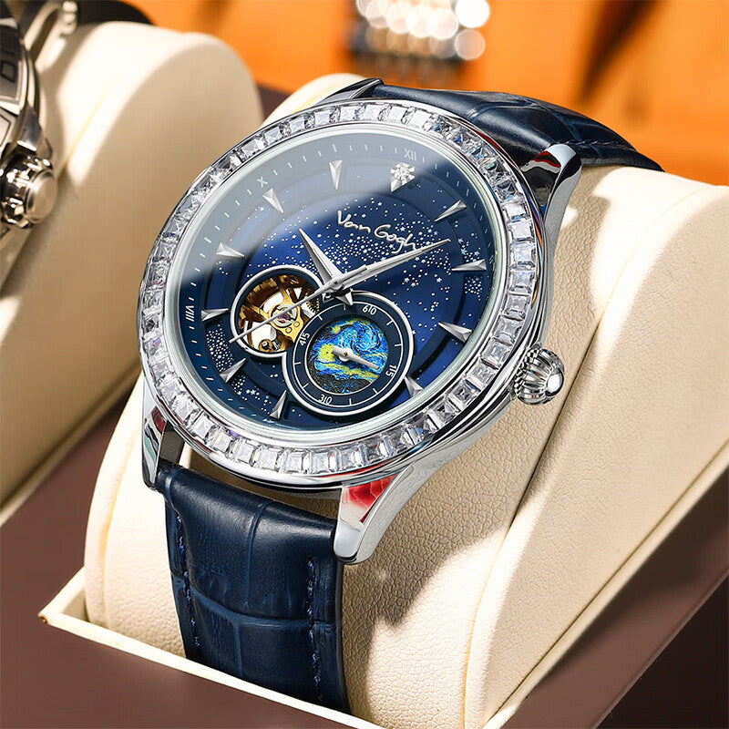 VanGogh Men's Geneva Series Art Automatic Mechanical Watch Jewelry DealSniper.net