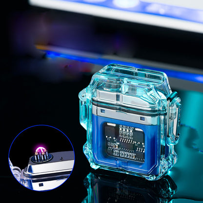 USB Lighter Windproof Double ArcLighter Gadgets Gym From House