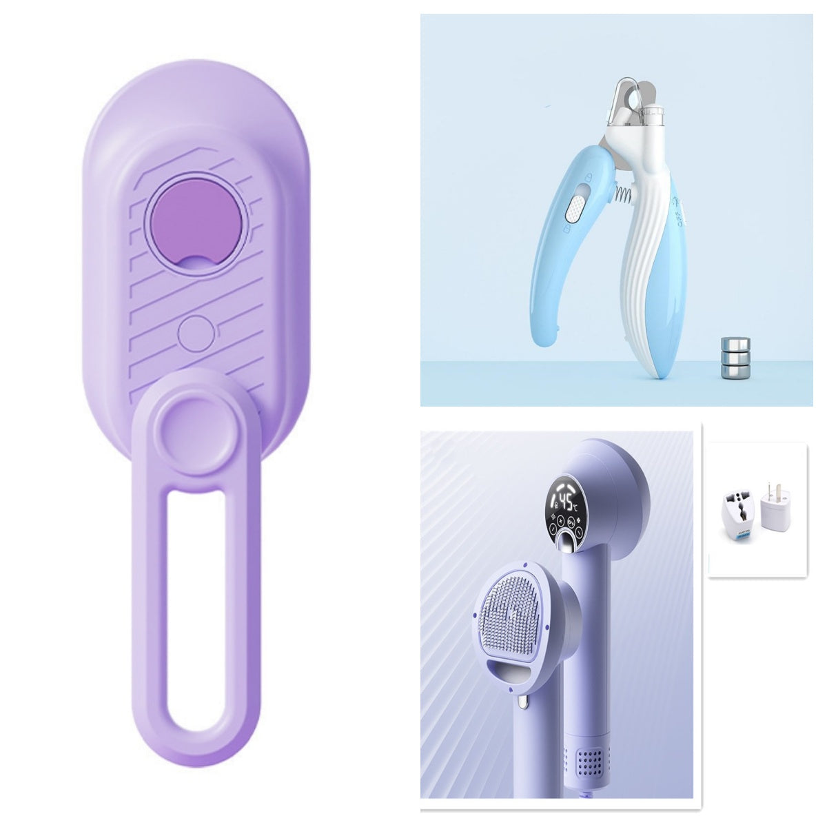 Pet Nail Clippers Dog Nail Clippers Cat Nail Clippers Pets Gym From House Light Blue Set