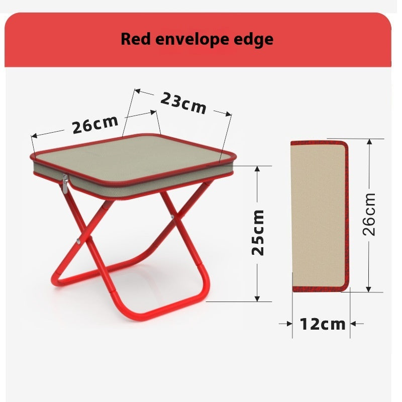 Camping Portable Pencil Bag Folding Stool Outdoor DealSniper.net