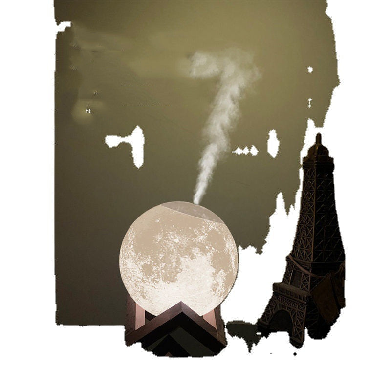 Lunar Humidifier Night Light Bedroom Household Aromatherapy