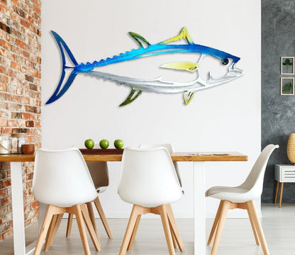 New Style Shark Stainless Steel Art Decorations Home Decor Gym From House E 25X8cm