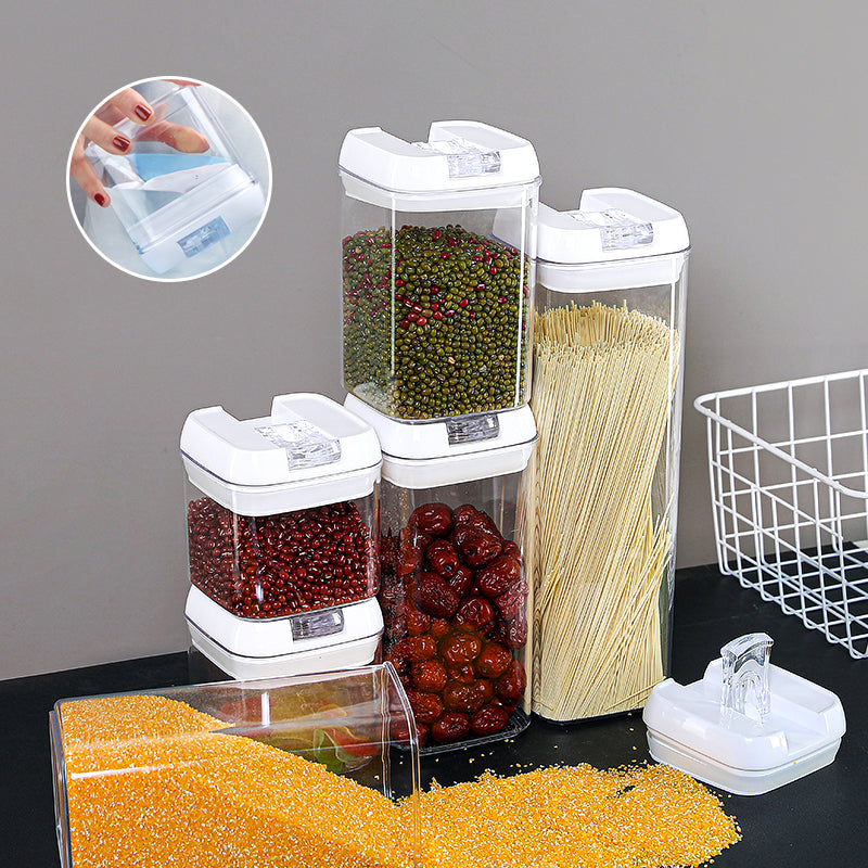 Air-Tight Food Storage Container For Cereals Easy Lock Kitchen dealsniper-net