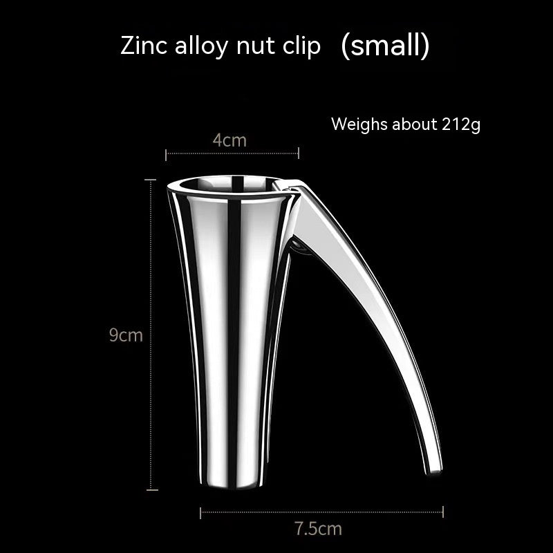 Zinc Alloy Pecan Nut Cracker Walnut Nutcracker Pine Kitchen Gym From House Small Non Slip Silver