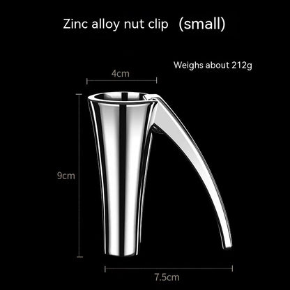 Zinc Alloy Pecan Nut Cracker Walnut Nutcracker Pine Kitchen Gym From House Small Non Slip Silver