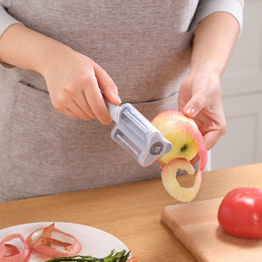 Stainless Steel Peeler Fruit Potato Shredding Three In One Kitchen Tools Kitchen DealSniper.net