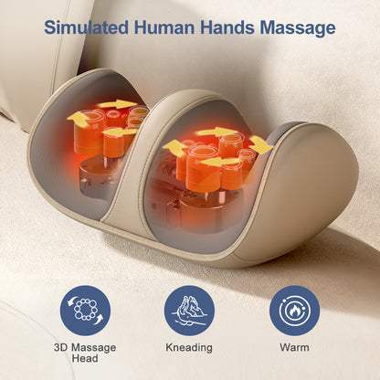 Shiatsu Foot Massager With Heat Kneading Calf Health dealsniper-net