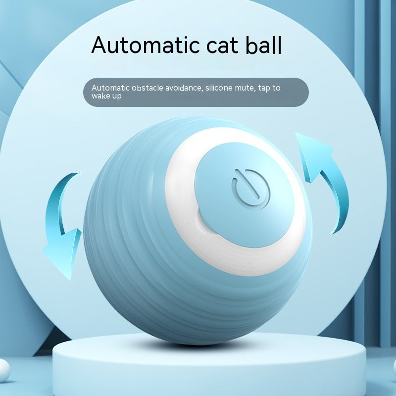 Automatic Moving Bouncing Rolling Ball Smart Cat Toy Ball Pets dealsniper-net