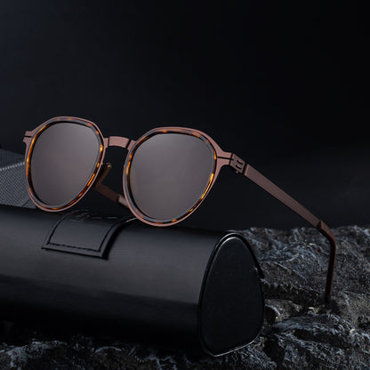 New Polarized Sunglasses For Driving, Round High-End Men's Women Gym From House