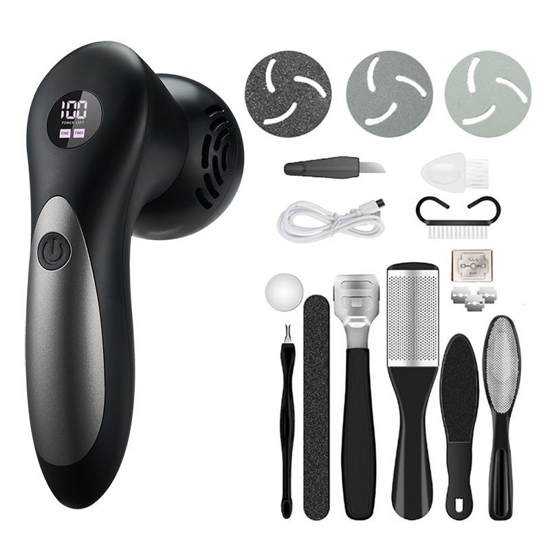 Electric Foot Grinder To Remove Dead Skin Beauty DealSniper.net Black 10piece set USB