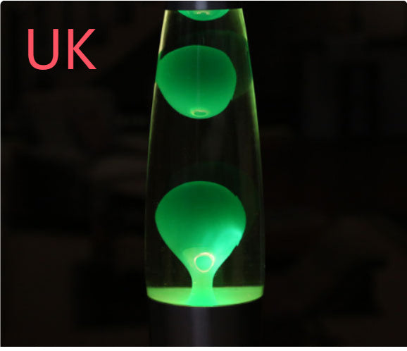 Metal Bottom Wax Lamp Volcano Lava Lamp Home Decor dealsniper-net Green UK