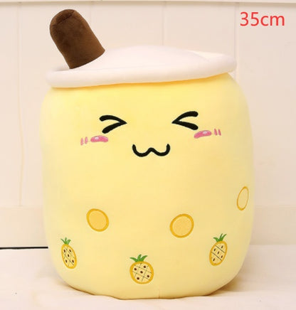 Cute Fruit Drink Plush Stuffed Soft Toy Pillow Cushion