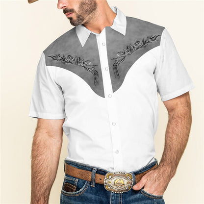 3D Personalized Printing T-shirt Summer Loose Short Sleeve Lapel Men DealSniper.net S9534241 2XL