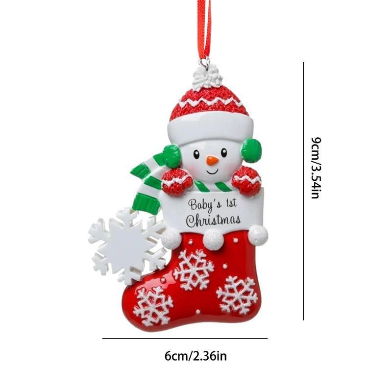 Christmas Automobile Hanging Ornament Mini Socks Holidays dealsniper-net