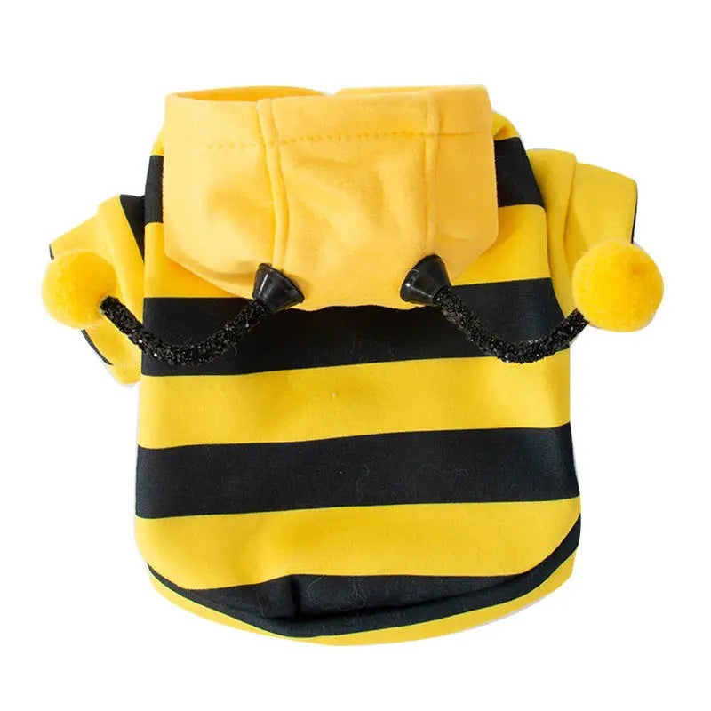 Frog Dog Sweater Fleece Clothes Pet Pets Gym From House Bee Sweater L