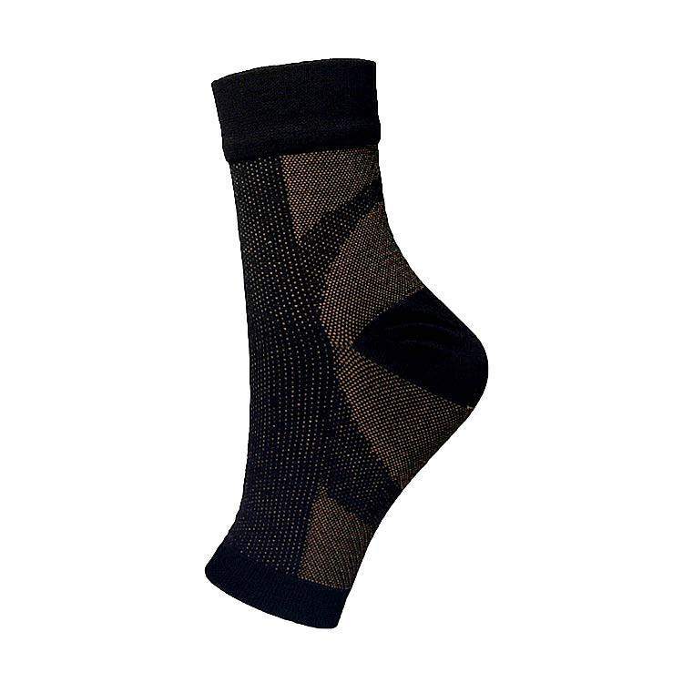 Ankle Guard Foot Angel Anti Fatigue Compression Foot Sleeve Sports DealSniper.net Black and white LorXL