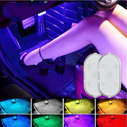 Car Lighting Reading Light Touch Sensing Usb Rechargeable Light Vehicle DealSniper.net
