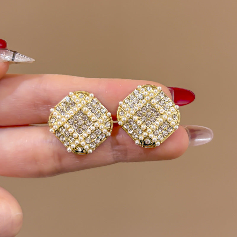 Elegant Vintage Gold Hoop Earrings Women New Trendy Jewelry Gym From House Style 1 1 pair
