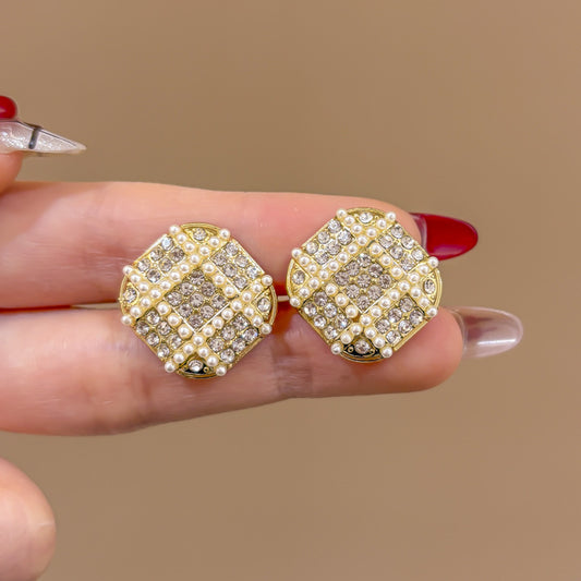 Elegant Vintage Gold Hoop Earrings Women New Trendy Jewelry Gym From House Style 1 1 pair