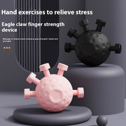 Gym Finger Hand Strengthener Grip Adjustable Resistance Hand Balls Sports DealSniper.net