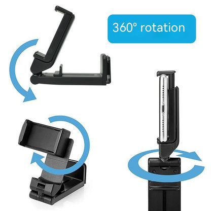 360 Rotary Multifunctional Collapsible Mobile Phone Holder Gadgets Gym From House