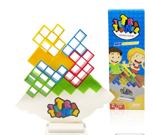 Balance Stacking Board Games Kids Adults Tower Block Toys For Family Parties Travel Games Boys Girls Puzzle Buliding Blocks Toy Kids dealsniper-net Portable 16blocks