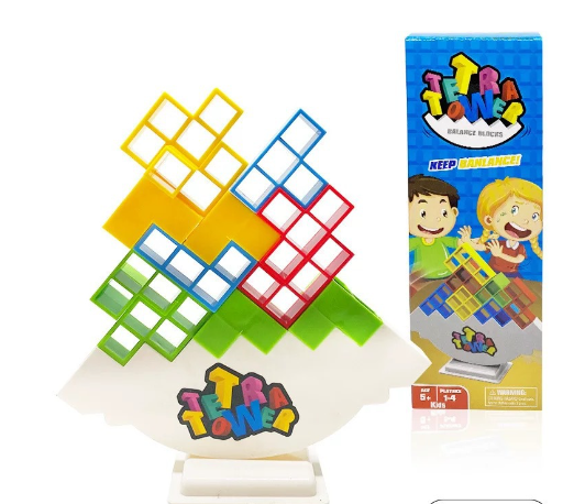 Balance Stacking Board Games Kids Adults Tower Block Toys For Family Parties Travel Games Boys Girls Puzzle Buliding Blocks Toy Kids DealSniper.net Portable 16blocks