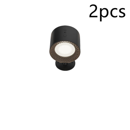 Double-sided Luminous Magnetic Wall Lamp Home Decor dealsniper-net 4.5W Three Color Temperature 2pcs