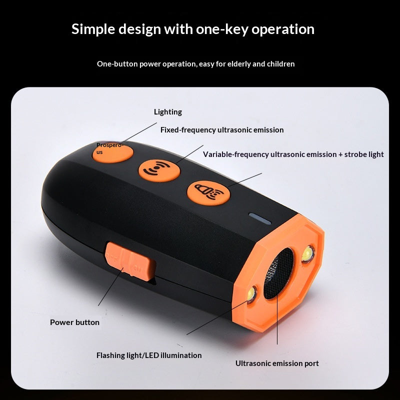 Portable Handheld Ultrasonic Dog Repeller Pets DealSniper.net