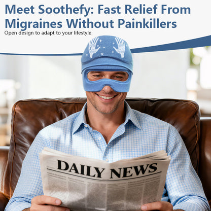 Eye-Opening Hat Eye Mask Set ColdHot Gel Ice Cap Health DealSniper.net