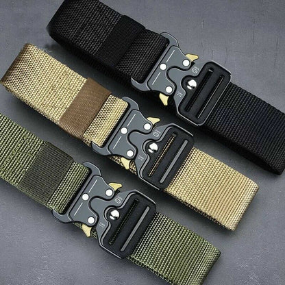 PREMIUM Men Casual Military Belt Tactical Waistband Rescue Rigger Nylon Belt USA Men dealsniper-net