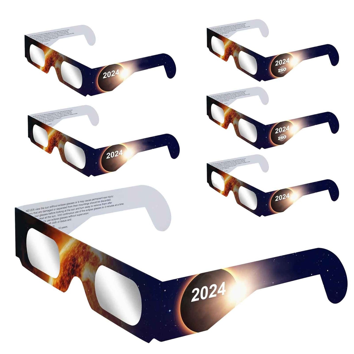Solar Eclipse Glasses Kids DealSniper.net Style C 6pc