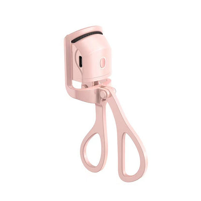 Heated Eyelash Curler Electric Temperature Control Mini Eyelash Beauty dealsniper-net Pink expensive USB 1PC