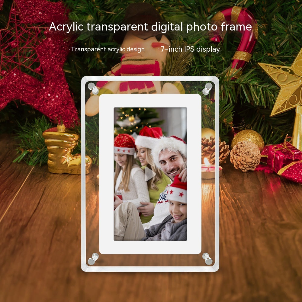 5-inch Transparent Fashion Digital Electronic Photo Album Home Decor Gym From House