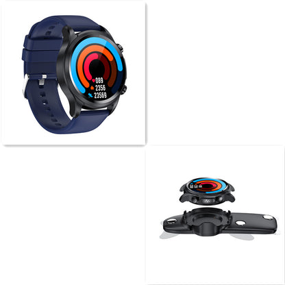 Oxygen ECG Temperature Blood Pressure Heart Rate Monitoring Laser Smart Watch Electronics DealSniper.net Blue set E400