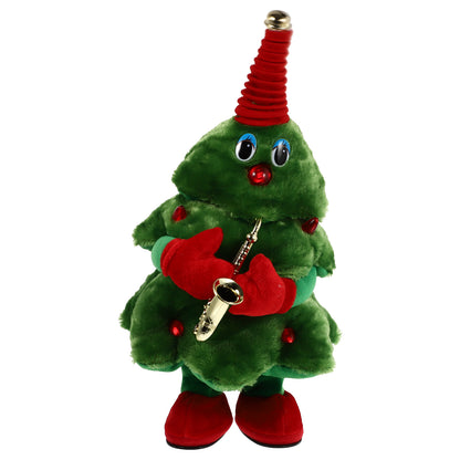 Electric Plush Toy Christmas Tree Can Sing And Dance Electric Toys