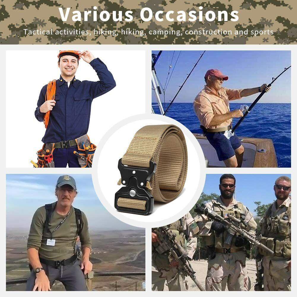 PREMIUM Men Casual Military Belt Tactical Waistband Rescue Rigger Nylon Belt USA Men dealsniper-net