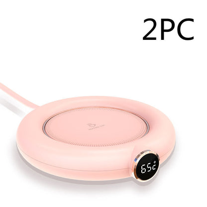 Cup Warmer Pad USB Charge Home Office 3 Temperatures Kitchen DealSniper.net Pink 2PC USB
