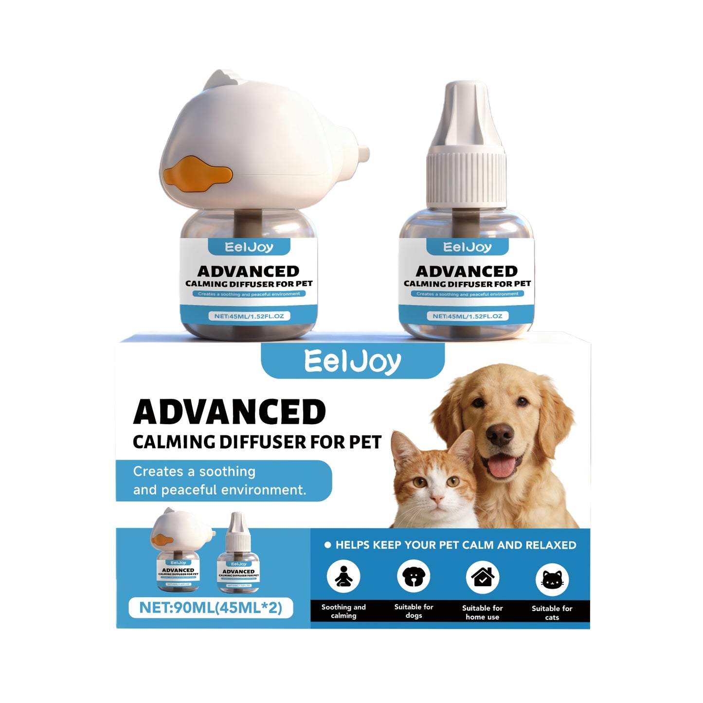 Advanced Calming Diffuser For Cats And Dogs Pets Gym From House Cat dog calming diffuser US