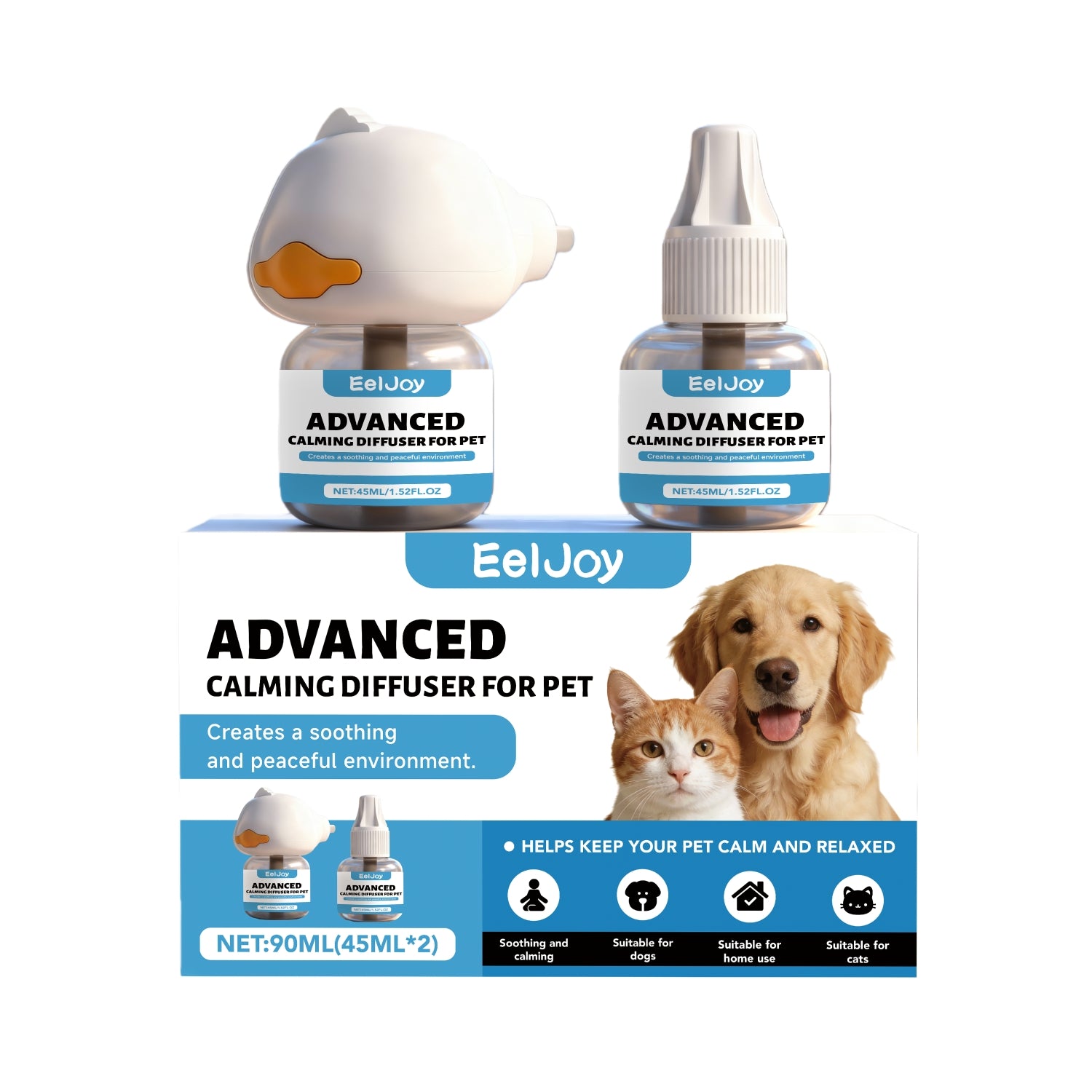 Advanced Calming Diffuser For Cats And Dogs Pets Gym From House Cat dog calming diffuser US